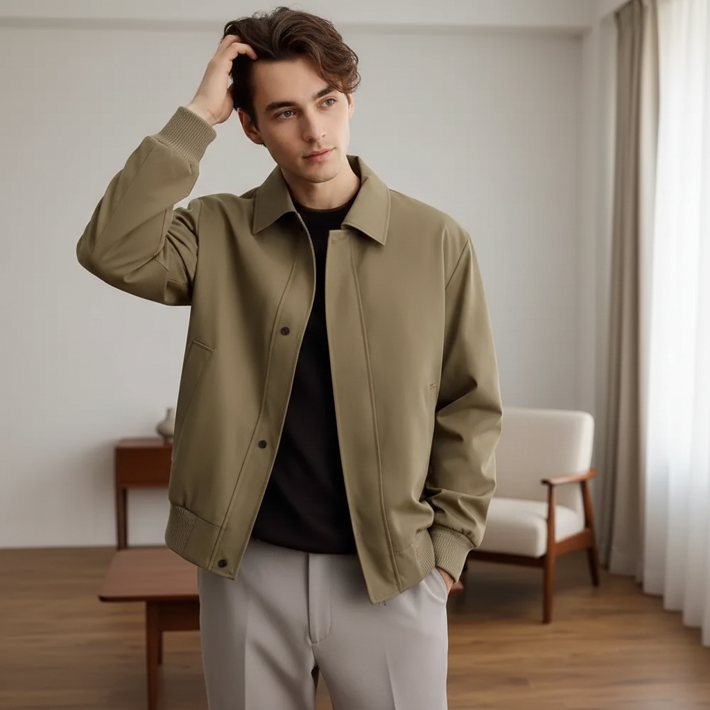 Men’s Urban Explorer Jacket Regular Fit Lightweight Bomber